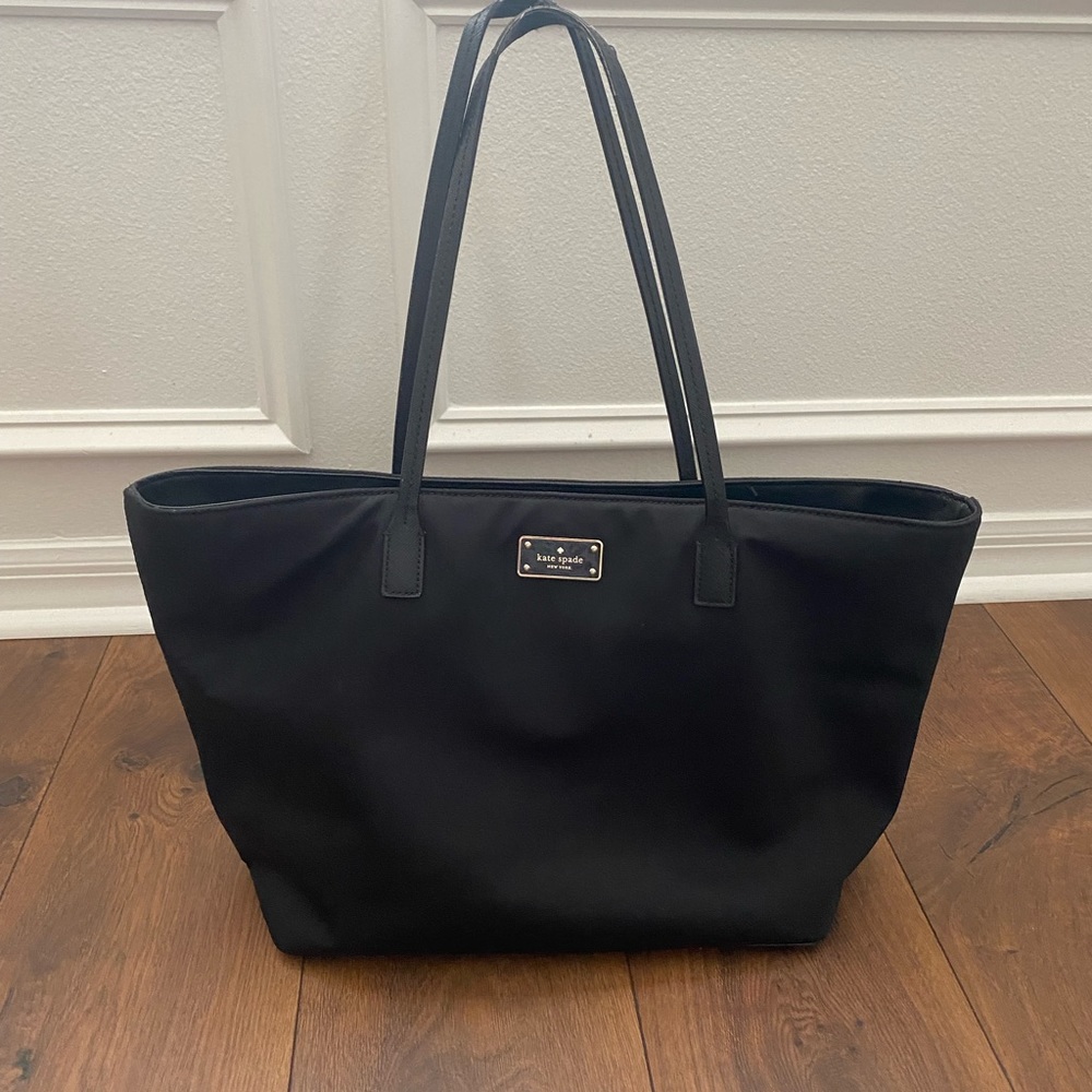 Kate Spade Black Nylon Tote